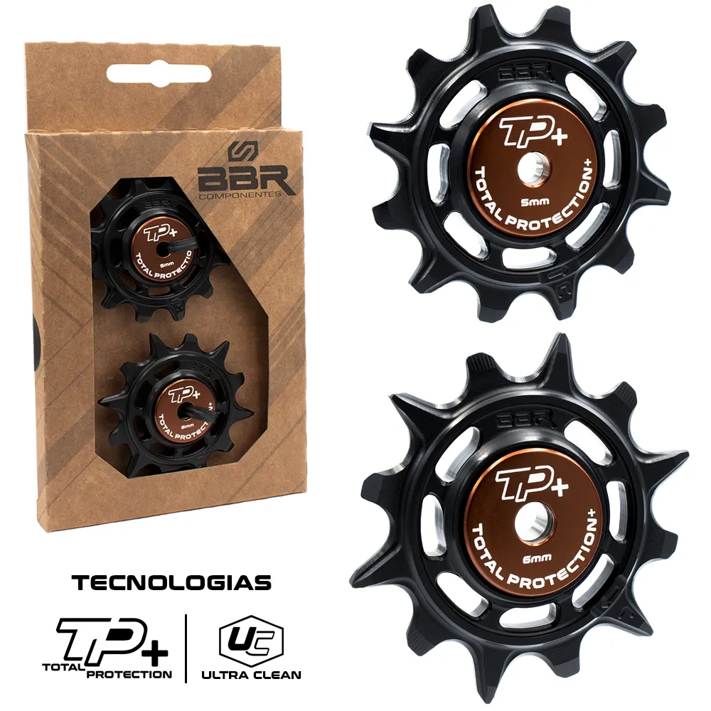 Roldanas TP+ Com Rolamento Para C�mbio Sram MTB 11v e Road 12V
