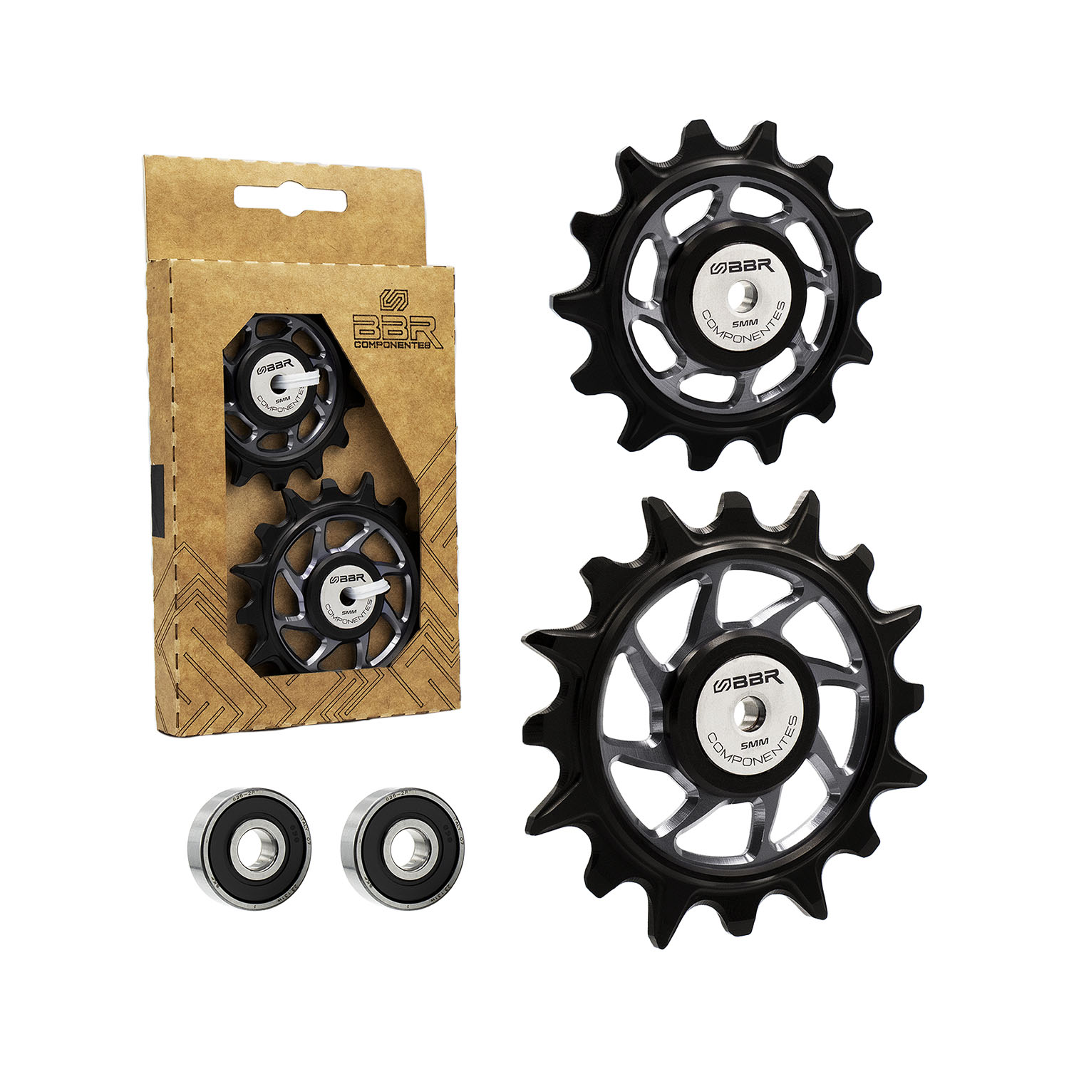 Roldanas Premium Com Rolamento Para Cmbio T-Type 12V
