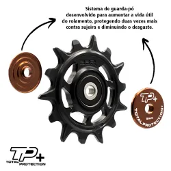 Roldanas TP+ Com Rolamento Para C�mbio Sram 12V