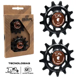 Roldanas TP+ Com Rolamento Para C�mbio Shimano 11v e 12v